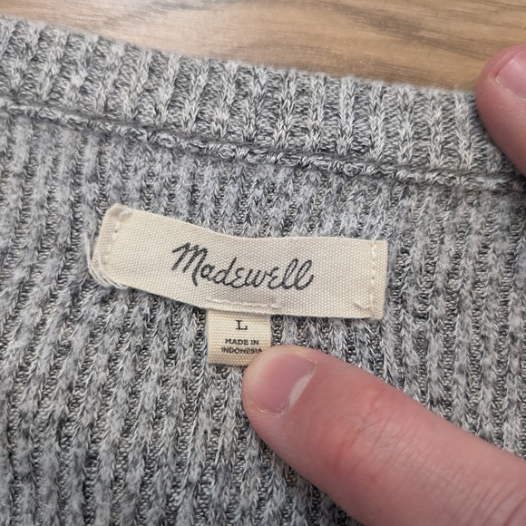 Madewell Large Ribbed Sweater - Picture 5 of 7